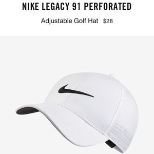 White nike hat